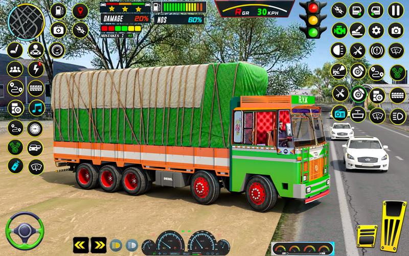 Indian Truck Game 3d Truck sim ဖန်သားပြင်ဓာတ်ပုံ 0