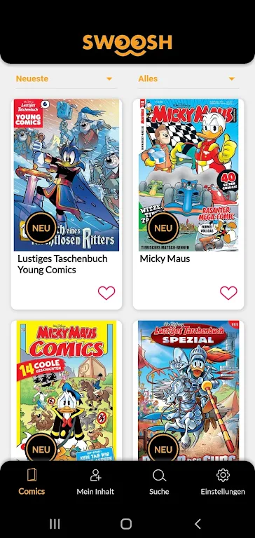 Swoosh Comics Capture d'écran 0