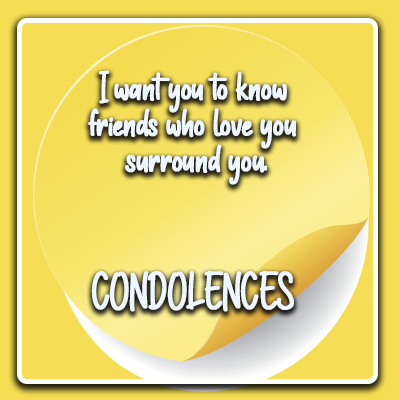 Condolences & Sympathy GIF Schermafbeelding 0