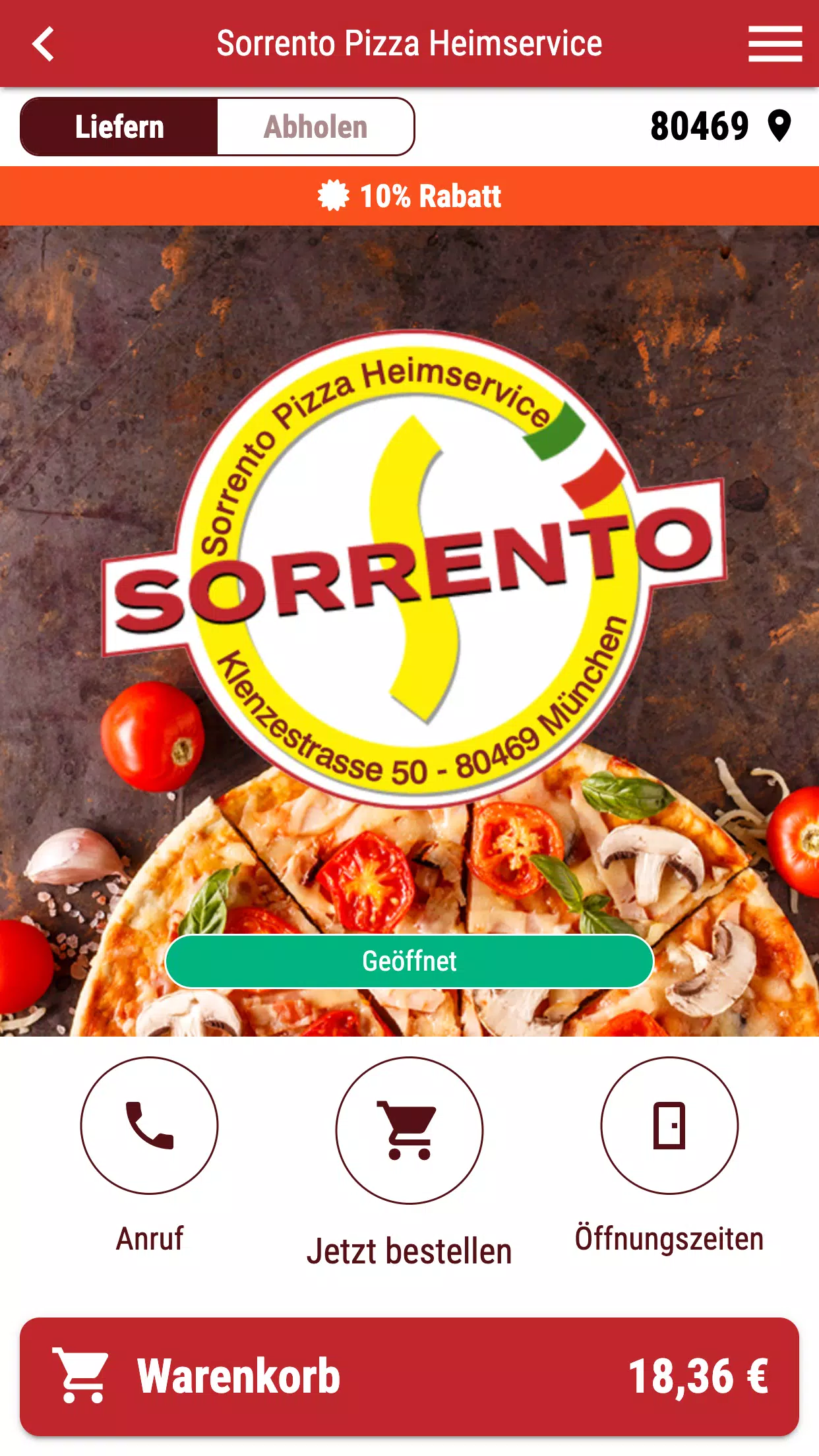 Sorrento Pizza Heimservice應用截圖第0張