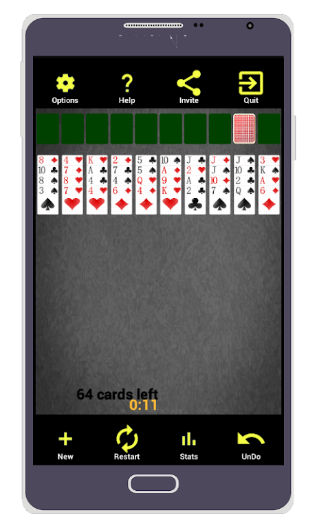 Free Solitaire - Forty Thieves Скриншот 1