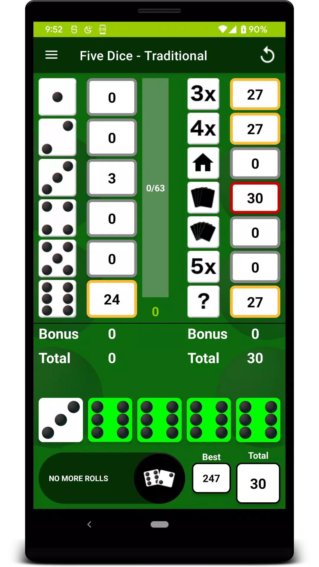 Five Dice Zrzut ekranu 0