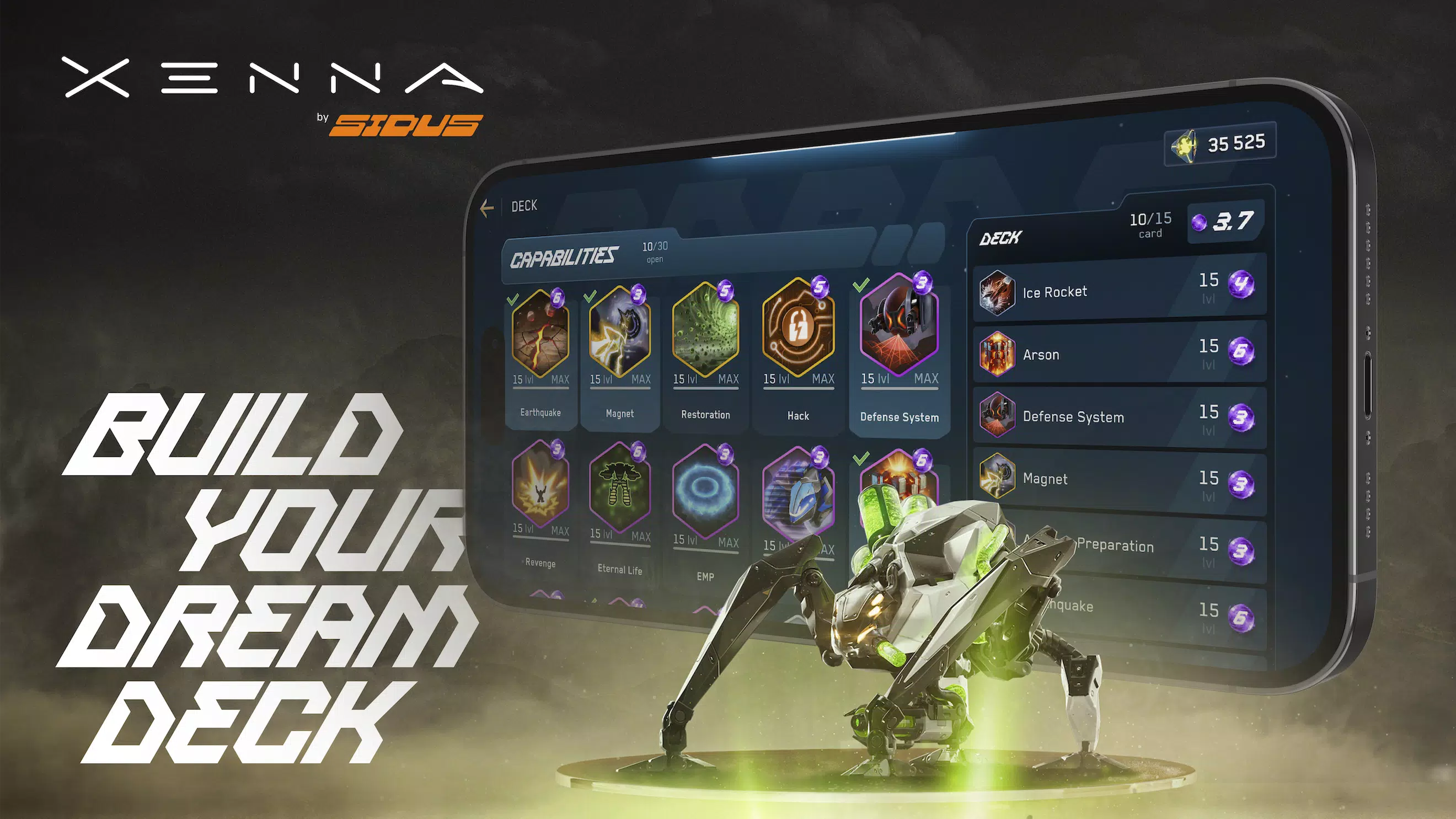 Xenna: Card Battle RTS Screenshot 1