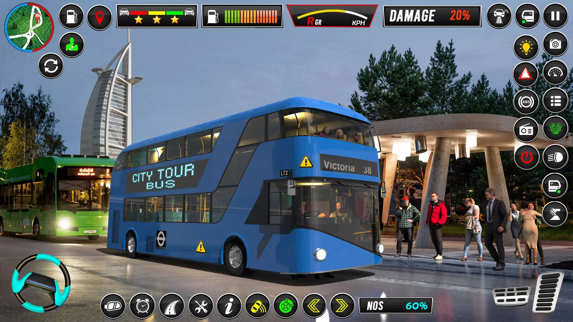 Real Bus Simulator Coach Bus Скриншот 3