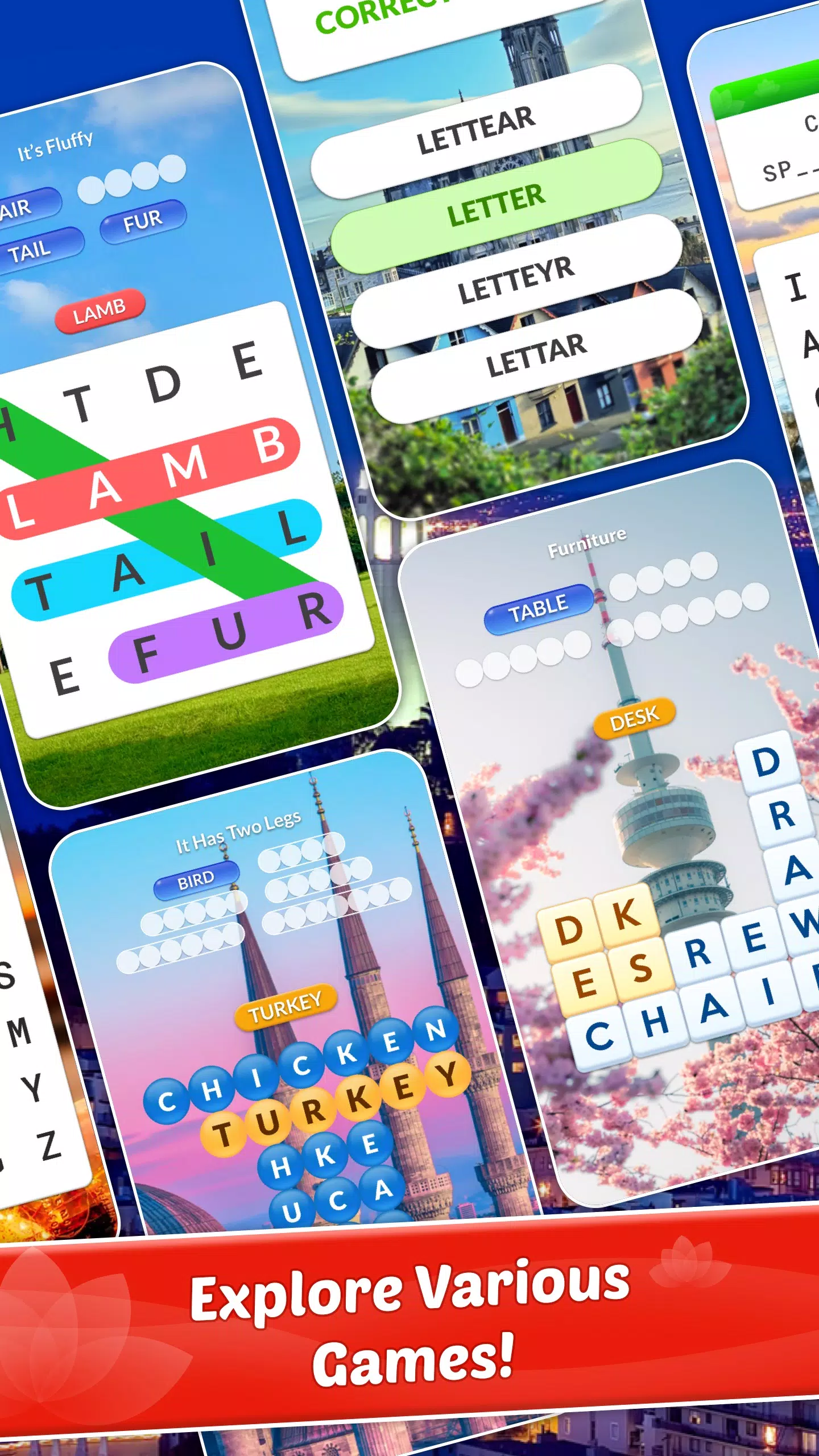 Word Town: Find Words & Crush! Скриншот 3