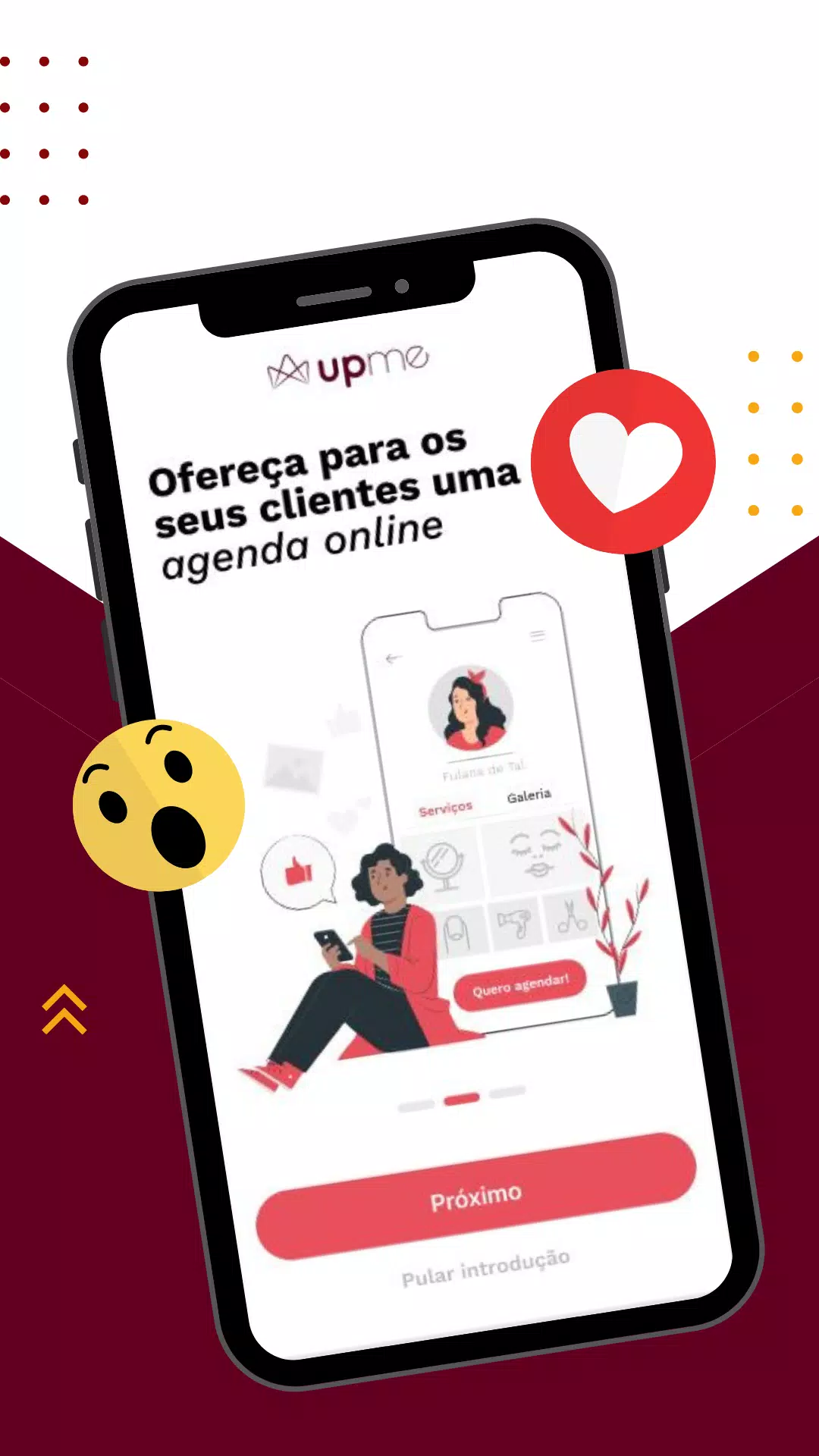 UPME: Agenda Online da Beleza Ekran Görüntüsü 1