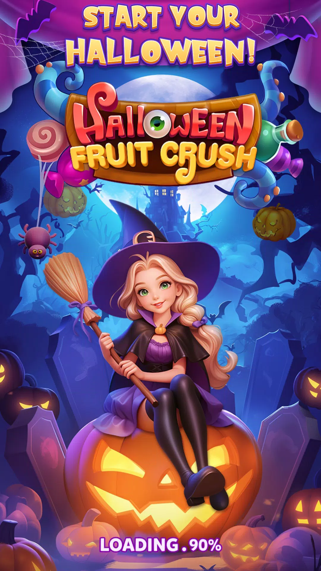 Halloween Fruit Crush Zrzut ekranu 0