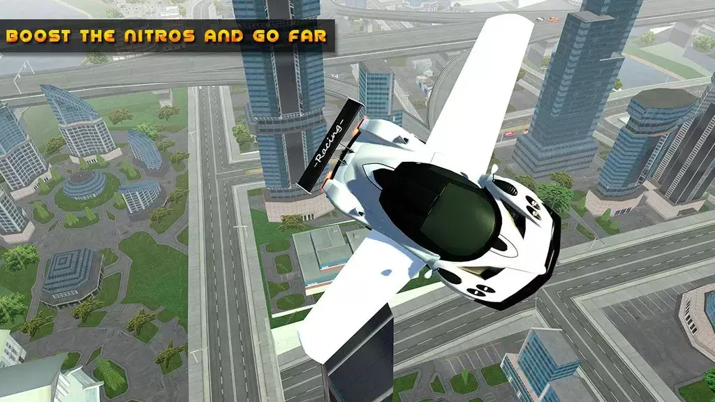 Schermata Flying Car Game driving 0