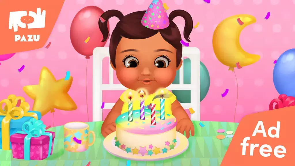 Baby Birthday Maker Game Schermafbeelding 1