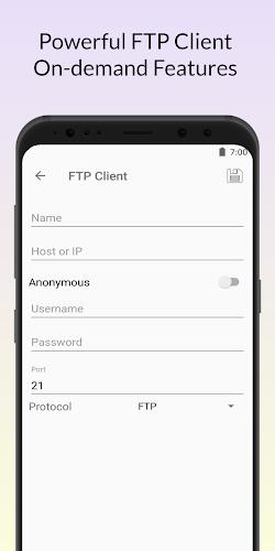 FTP Tool - FTP Server & Client Schermafbeelding 1