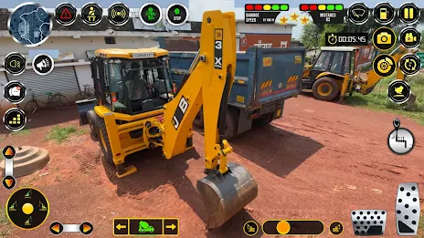 Snow Excavator Construction 3D ภาพหน้าจอ 1