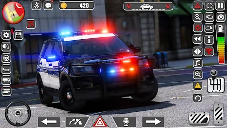 Police Car Spooky Parking 3d Скриншот 0