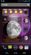 Schermata Moon Phase Widget 2