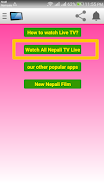 All Nepali TV Live Captura de pantalla 0