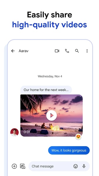 Google Messages Capture d'écran 3