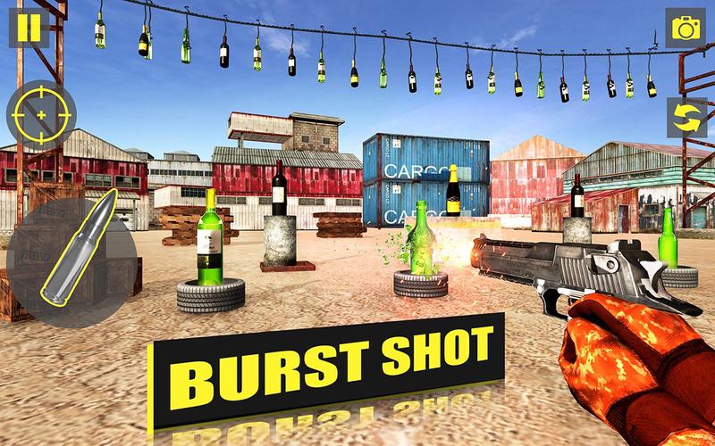 Real 3D Bottle Shooting Game 스크린샷 1