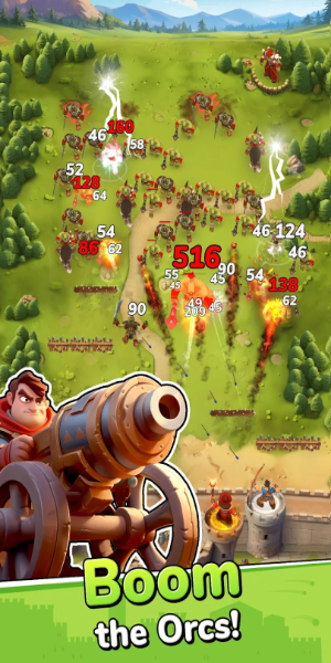 Boom Castle: Tower Defense TD Schermafbeelding 2