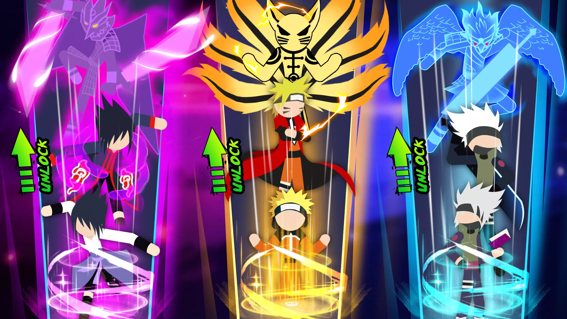 Stick Ninja - 3v3 Battle Screenshot 2