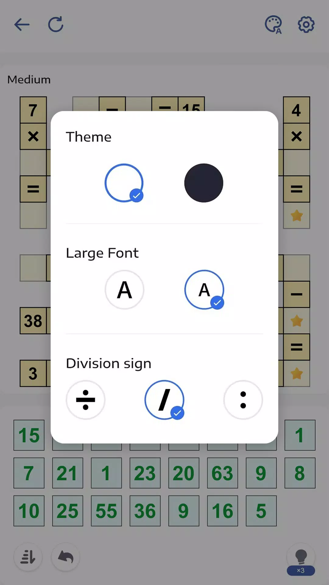 Crossmath - Math Puzzle Games Ảnh chụp màn hình 3
