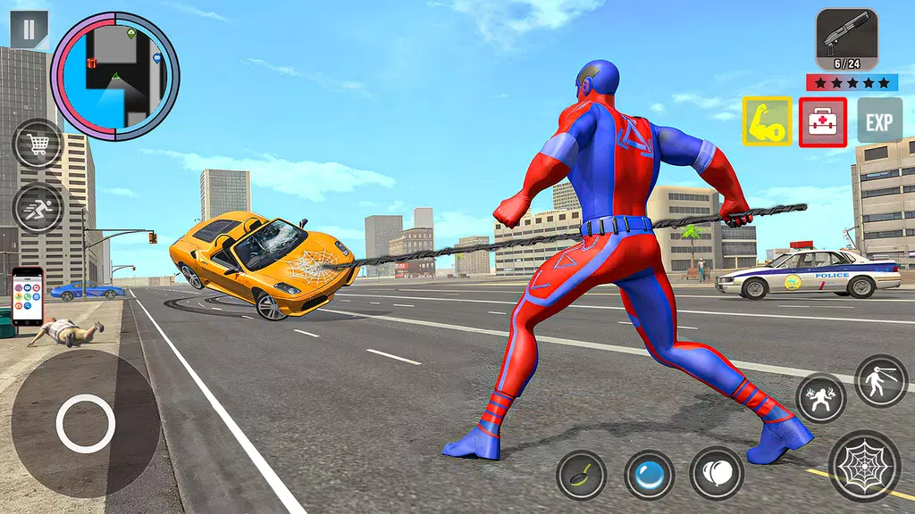 Spider Rope Action Game Schermafbeelding 2