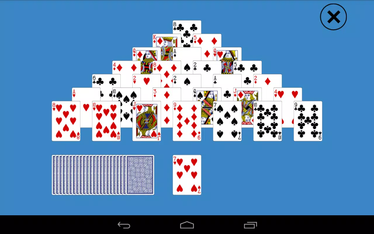 Classic Pyramid Solitaire स्क्रीनशॉट 3