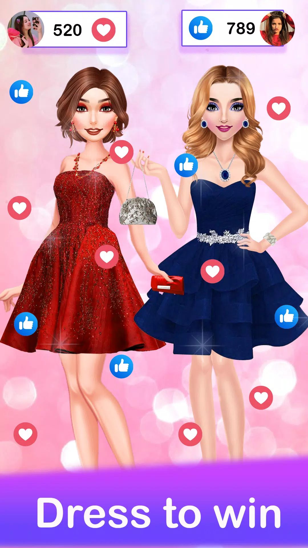 Fashion Girl Makeup Games Show Captura de tela 2