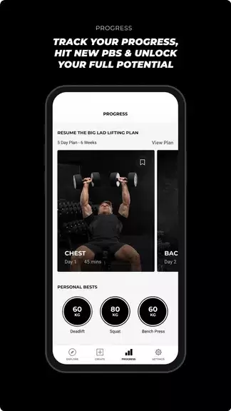 Gymshark Training: Fitness App Zrzut ekranu 3