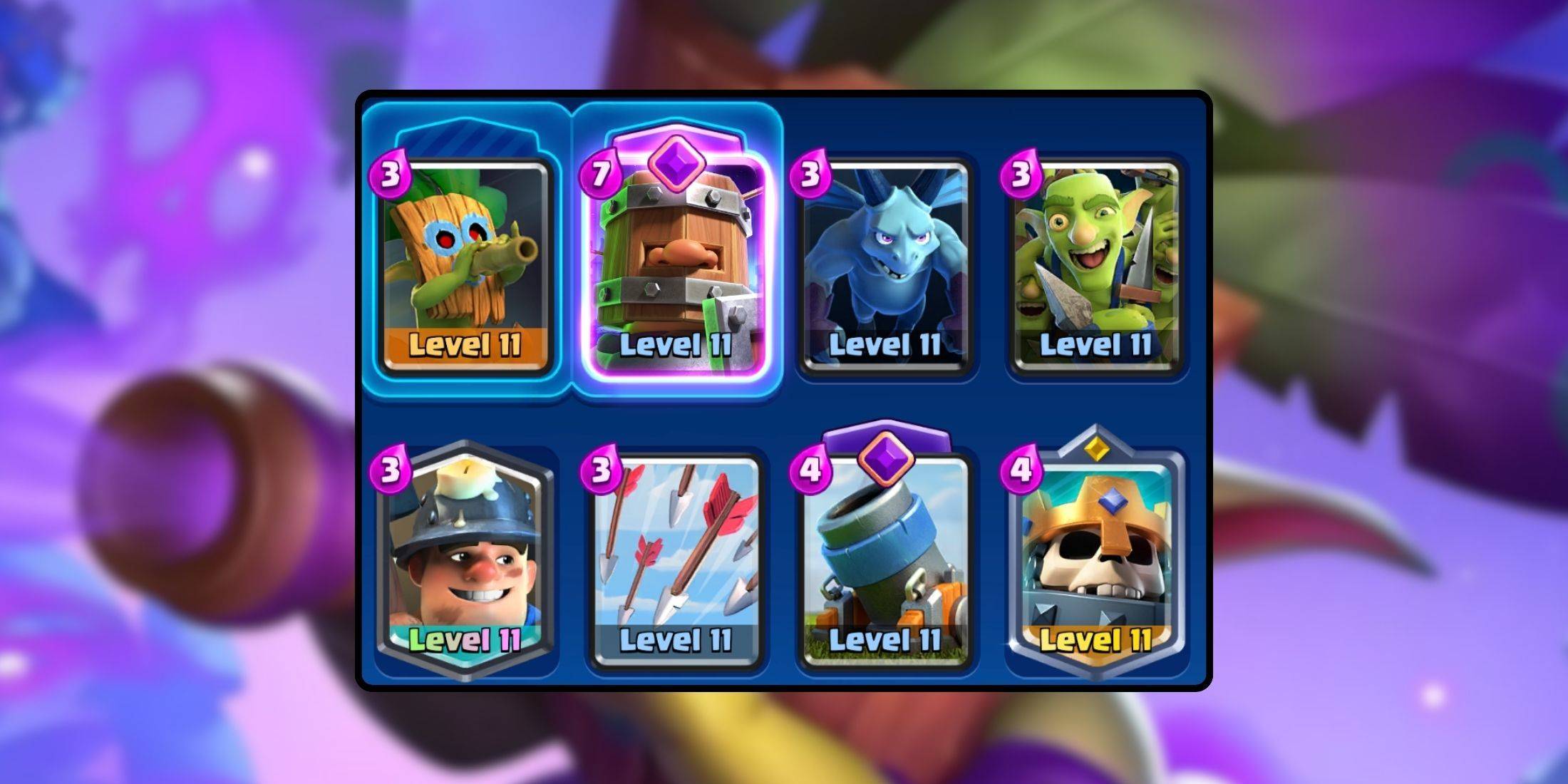 Mortar Miner Recruits Deck trong Clash Royale