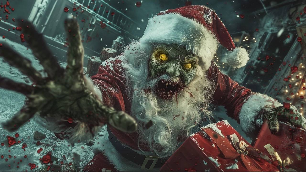 Black Ops 6's 'Necroclaus' loading screen. Image credit: Activision Publishing.