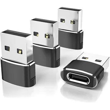 4包Elebase USB type-A到USB Type-C適配器