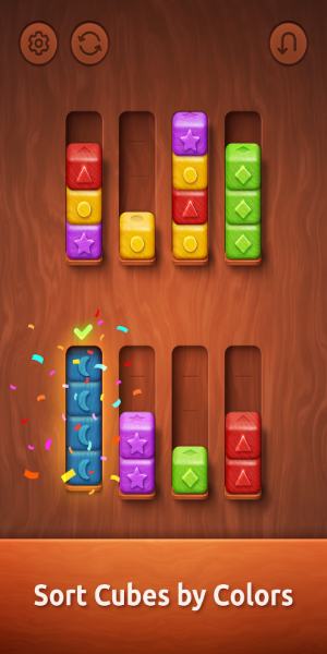 Colorwood Sort Puzzle Game Mod ภาพหน้าจอ 0