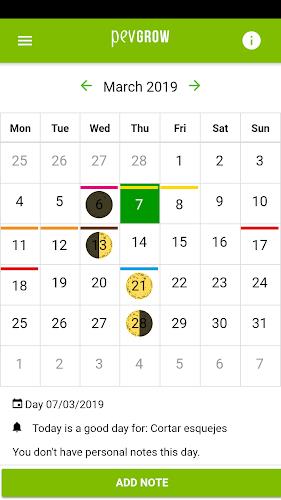 Marijuana Lunar Calendar Tangkapan skrin 3