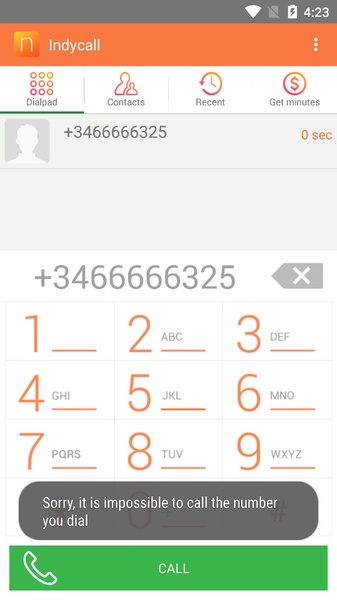 Indycall ภาพหน้าจอ 0