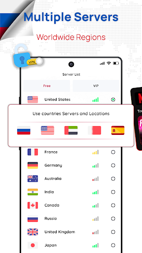 Russia VPN: Get Moscow IP 스크린샷 1