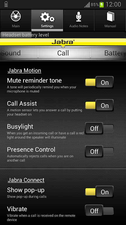 Jabra CONNECT ဖန်သားပြင်ဓာတ်ပုံ 2