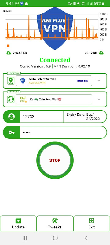 AM PLUS VPN ภาพหน้าจอ 0