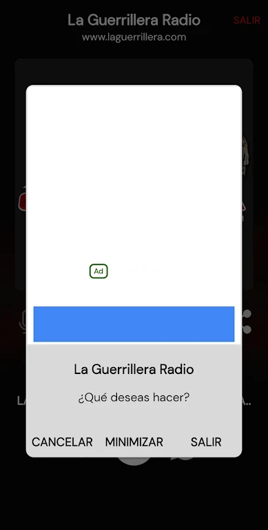 La Guerrillera Radio Ảnh chụp màn hình 2