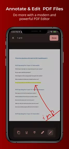 PDFEditor - Read & Annotate 스크린샷 0