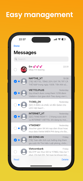 Messages iOS 17 ဖန်သားပြင်ဓာတ်ပုံ 2