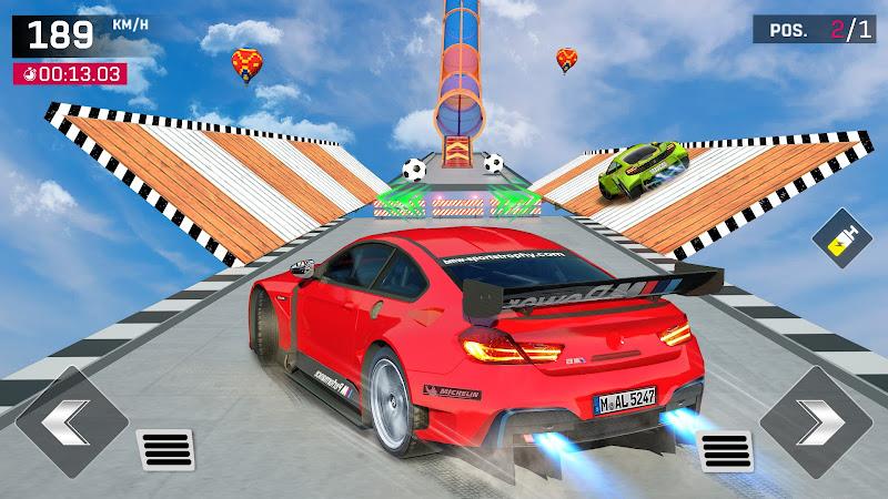 Mega Ramp GT Car Stunt Games Schermafbeelding 3