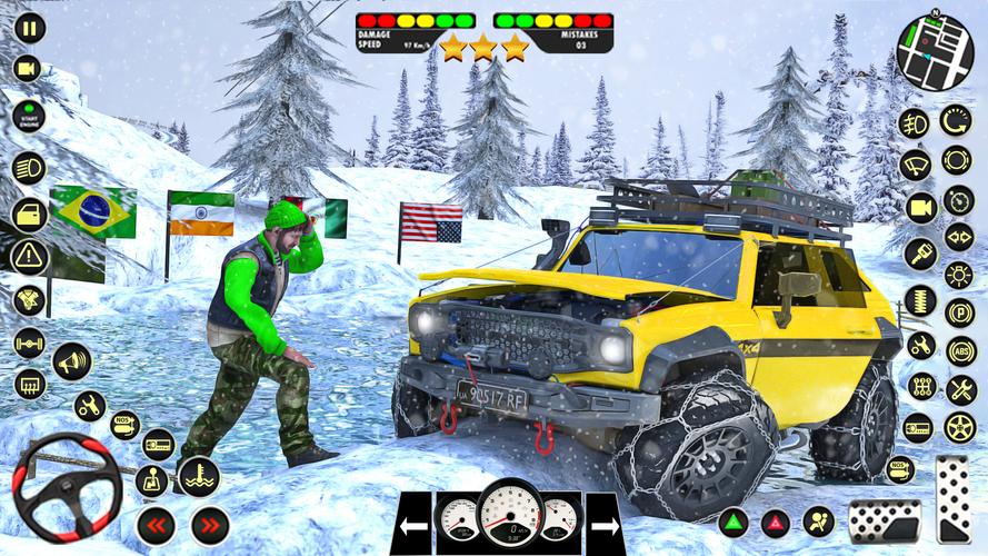 Schermata US Offroad Fury Car Driving 3D 1