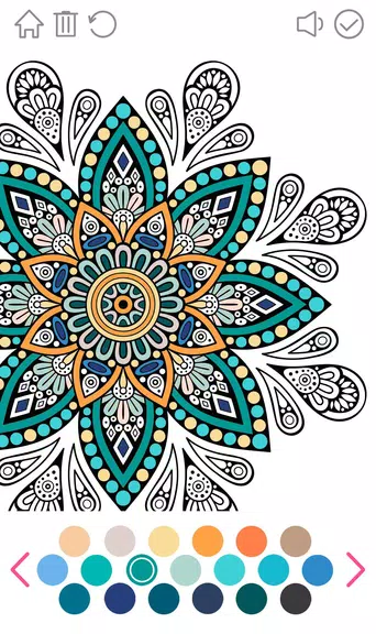 Mandala Color Game Antistress Captura de tela 2