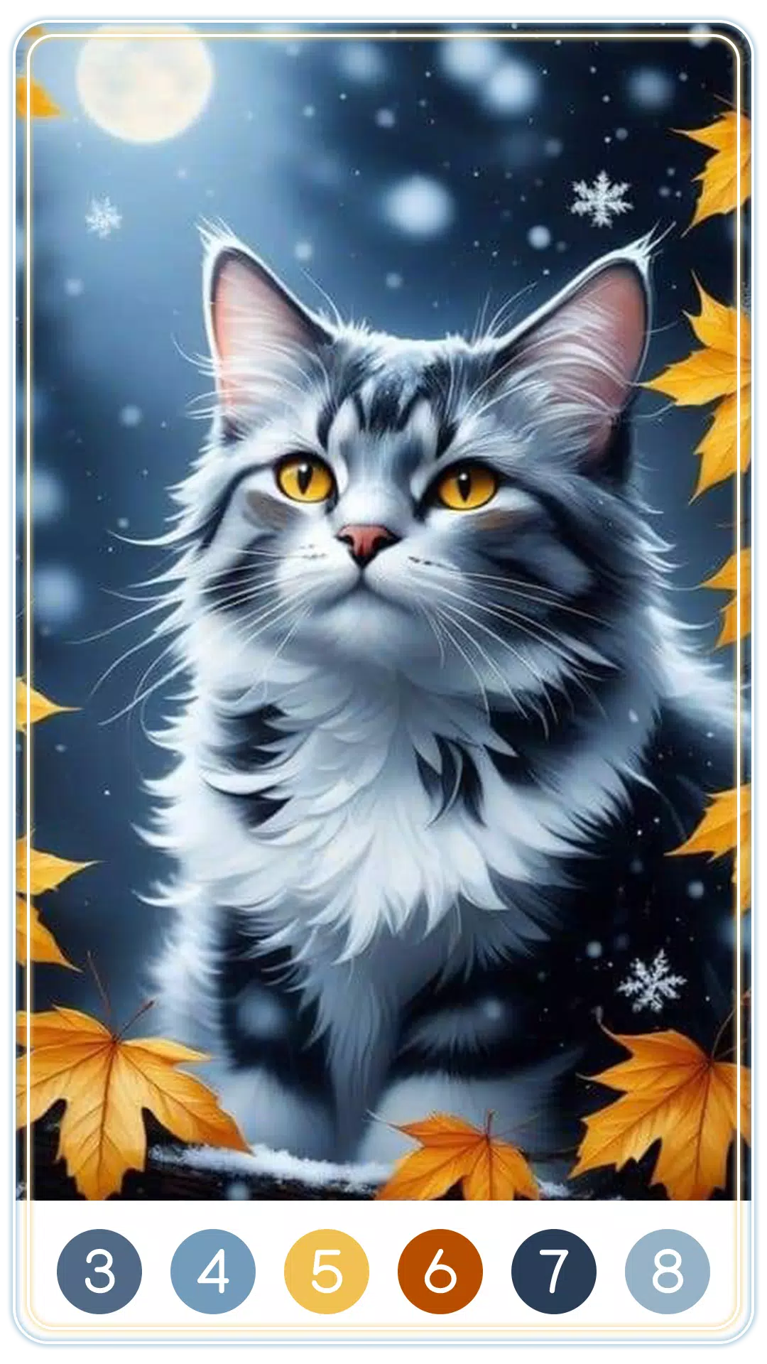 Cat Paint by Number স্ক্রিনশট 1