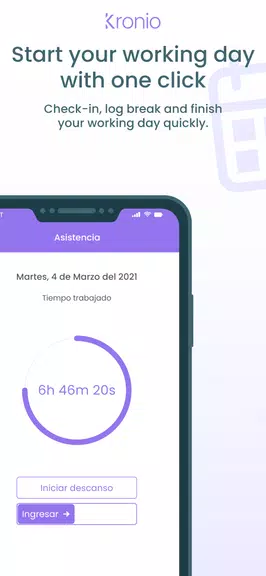 Kronio Work Attendance Captura de pantalla 0