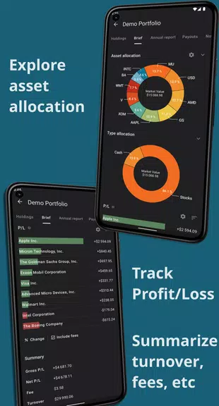 Investing portfolio tracker Zrzut ekranu 2