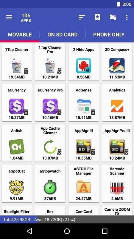 AppMgr Pro III Ảnh chụp màn hình 0