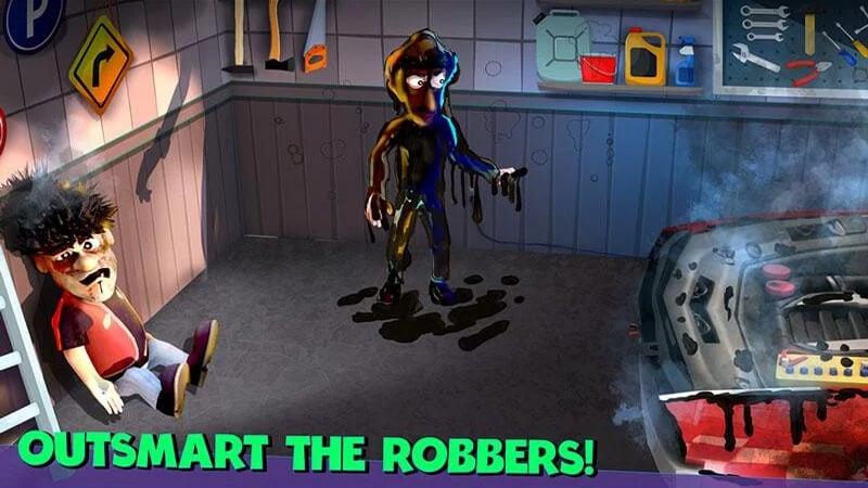 Scary Robber Home Clash Ekran Görüntüsü 2