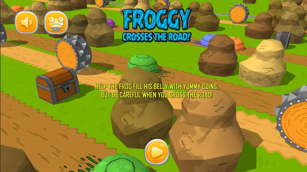 Jumppy Frog Cross Forest Captura de pantalla 0