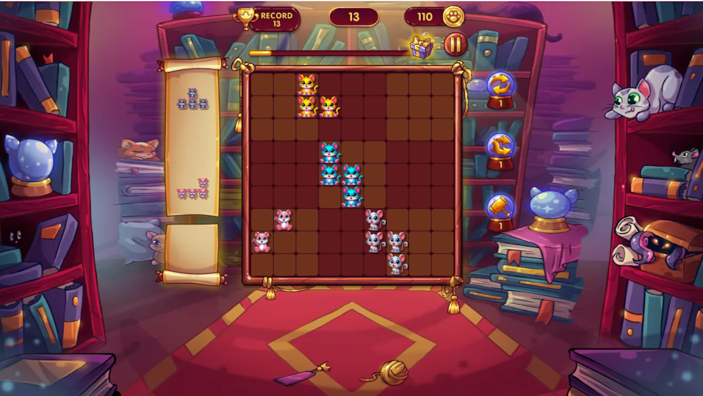 Mouse land block 9x9: Puzzle Tangkapan skrin 3