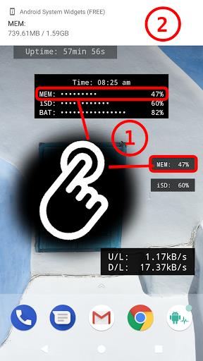 Android System Widgets Tangkapan skrin 1